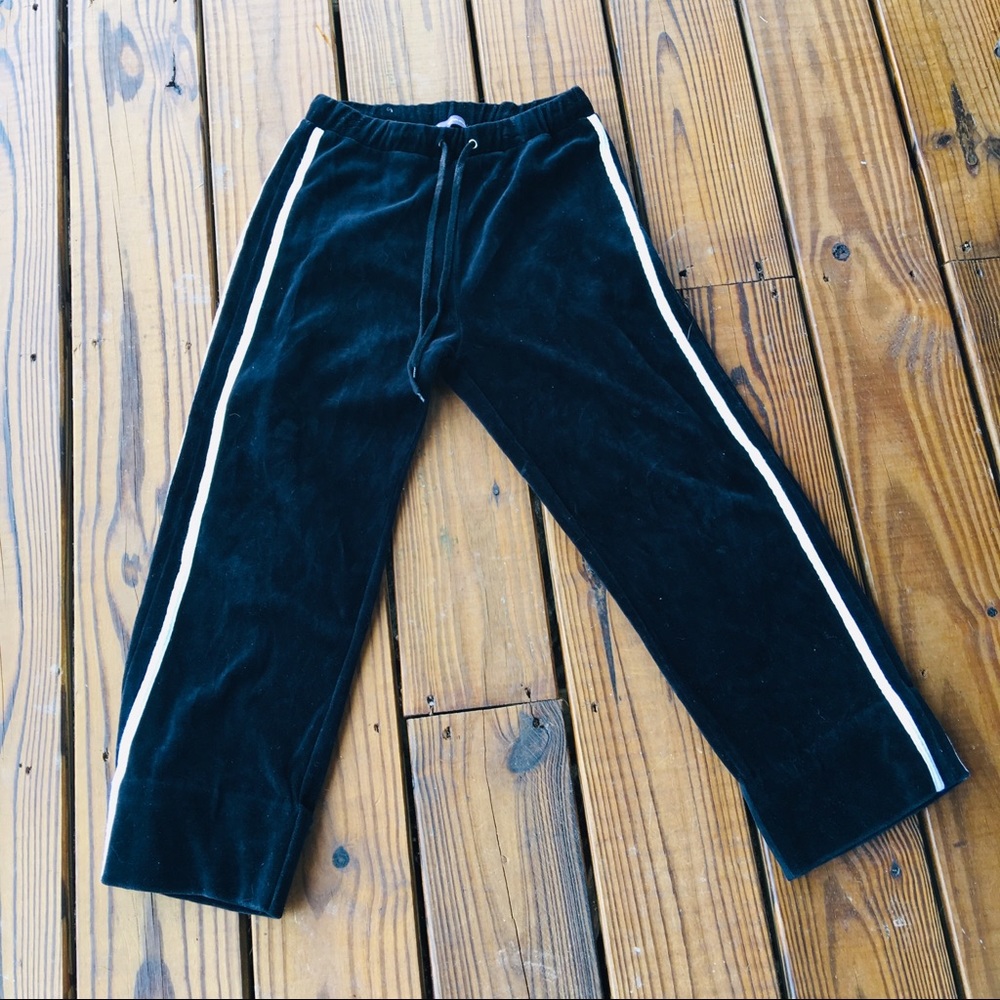 90’s Hale Bob Velour Track Pants-14